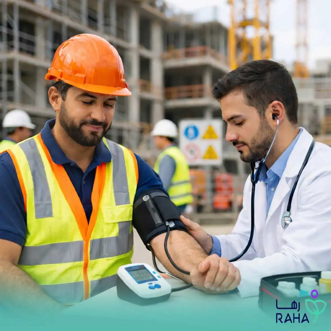 ما المقصود بالفحوصات الطبية للعاملين في مواقع البناء؟